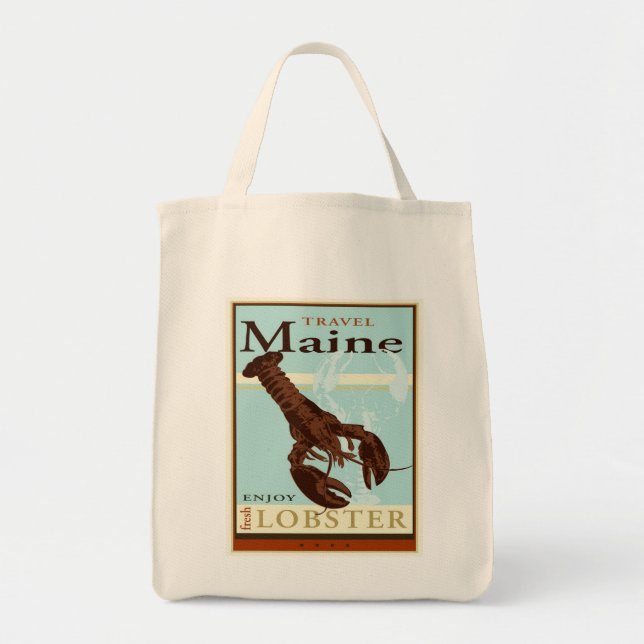 Travel Maine Tote Bag (Front)