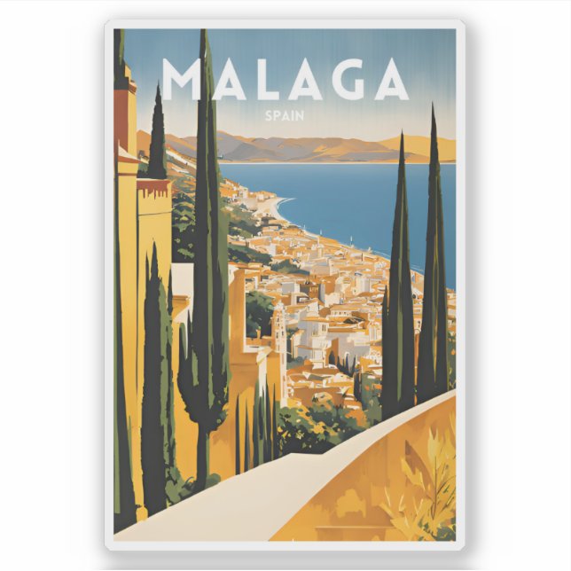 Travel Malaga Spain (Front)