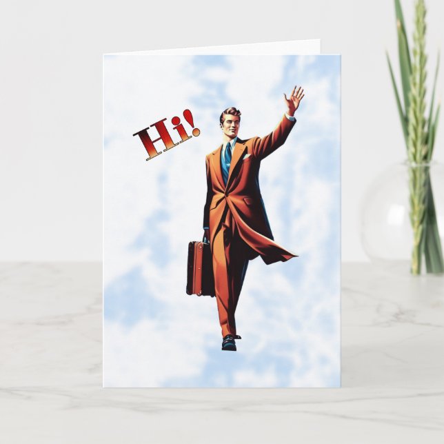Travel Man Card (Front)