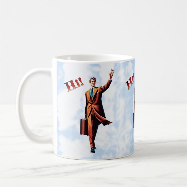 Travel Man Coffee Mug (Left)
