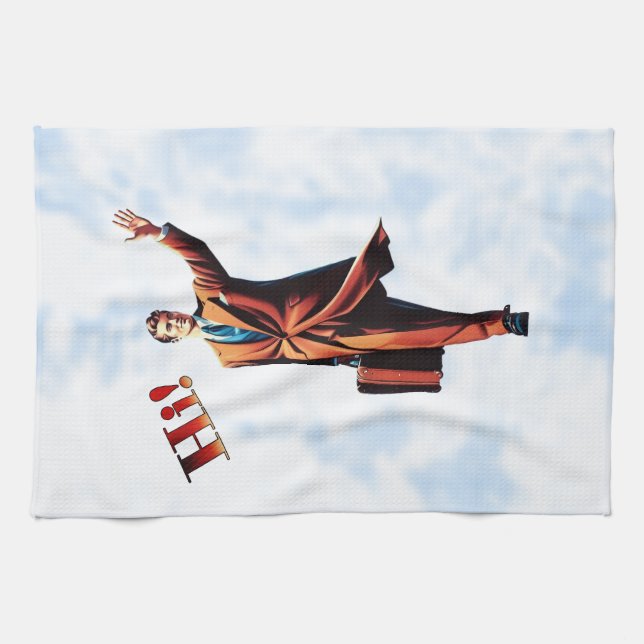 Travel Man Tea Towel (Horizontal)