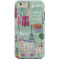 Travel map London Paris | Iphone 6 plus Case