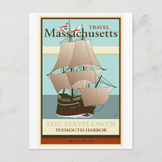 Travel Massachusetts Postcard