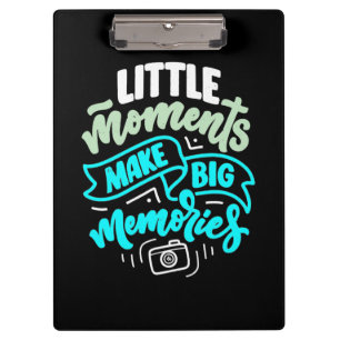 Travel Memories Photographer Clipboard