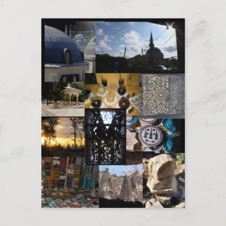 Travel Montage Postcard