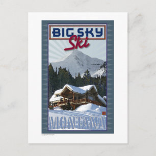 TRAVEL-Montana-Big Sky- Postcard