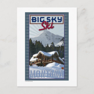 TRAVEL-Montana-Big Sky- Postcard