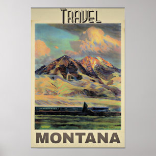 Travel Montana poster, Poster
