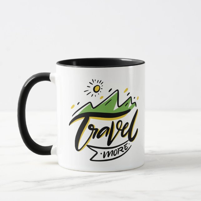 Travel More Mug (Left)