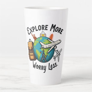 Travel More See More Feel Alive Latte Mug
