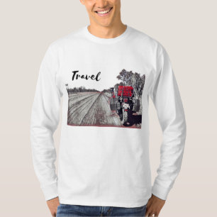 Travel Motorcycle Triumph Adventure Bike Desert Ro T-Shirt
