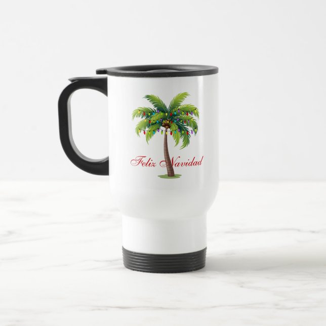 Travel Mug Feliz Navidad (Left)