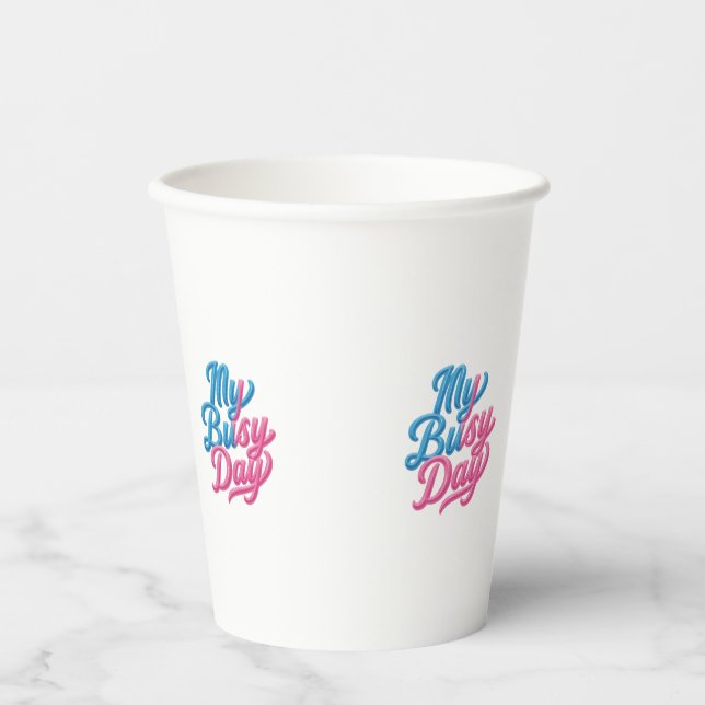 Travel mug paper cups (Front)