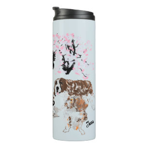 Travel Mug Thermos : It's a Doggie , Dog World