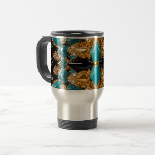 Travel Mug with Bahamas Colours Design