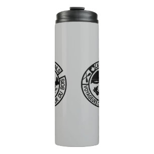 Travel Mug with Canoe Trails training patches