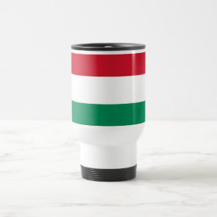 Travel Mug with Flag of Hungary