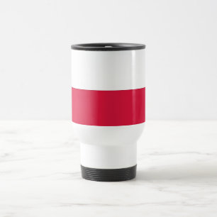 Travel Mug with Flag of Poland