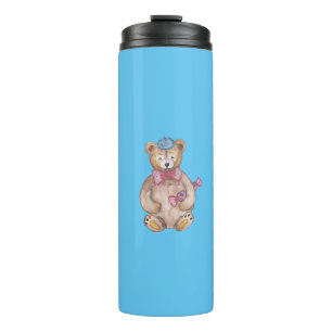 Travel Mugs & Thermal Tumblers "Bear with candy"