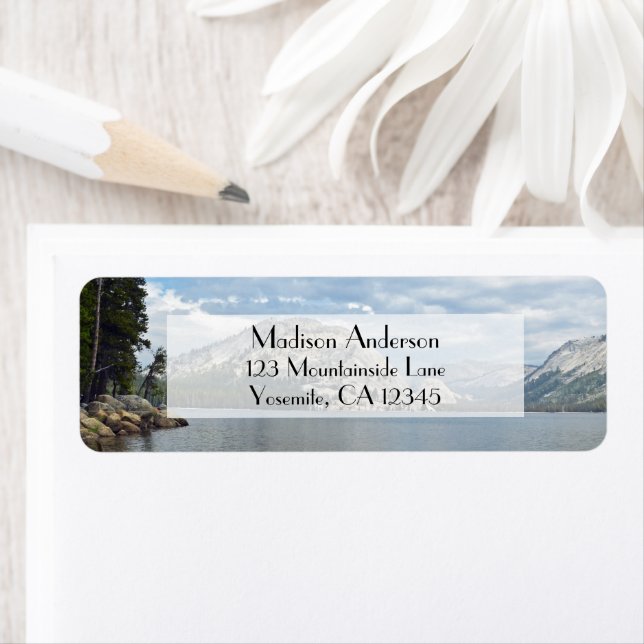 Travel National park Yosemite Return Address Label (Insitu)