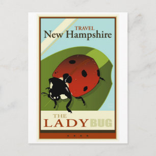 Travel New Hampshire Postcard