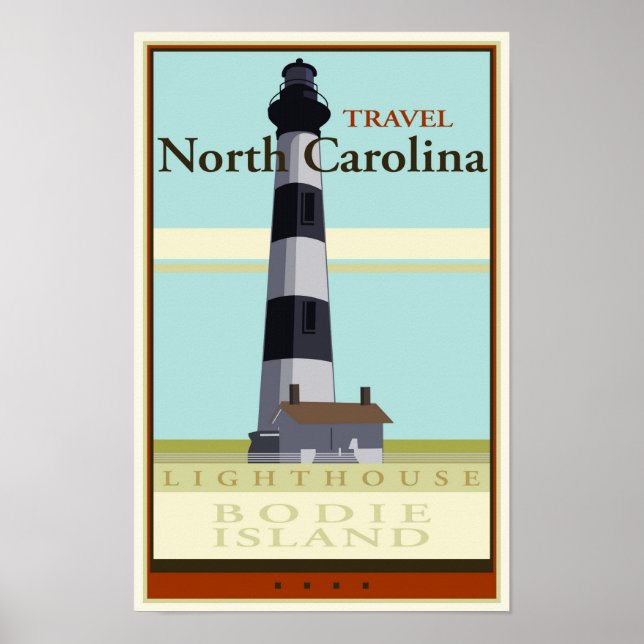 Travel North Carolina Poster (Front)