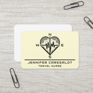Travel Nurse RN, LVN, LPN, Caretaker Business Card