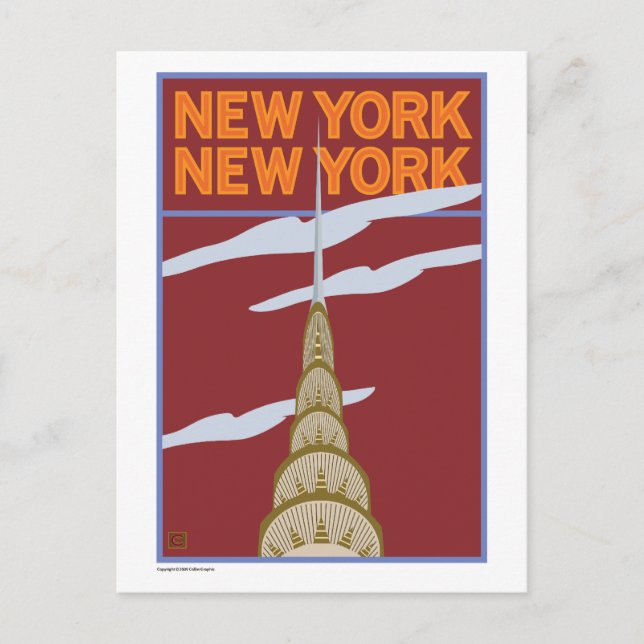 TRAVEL-NY, NY- POSTCARD (Front)