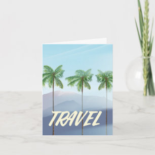 Travel Palms Note Card