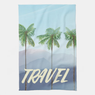 Travel Palms Tea Towel