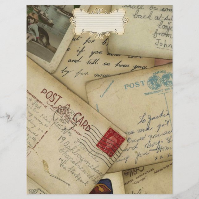 travel paper for travel scrapbook (Front)