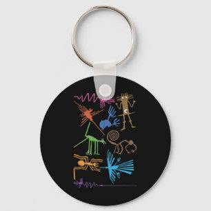 Travel Peru Nazca Lines Machu Picchu Family Vacati Key Ring