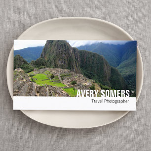 Travel Photographer Add a Large Photo Photography Business Card