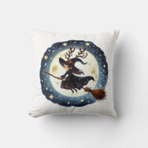 Travel Pillow of Christmas Witch