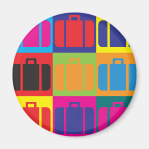 Travel Pop Art Magnet
