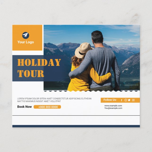 Travel Postcard Template Flyer (Front)