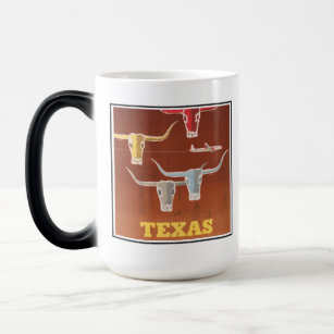 Travel Poster For American Airlines To Texas Magic Mug