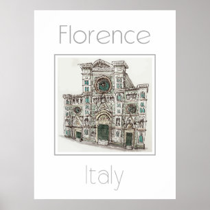 Travel poster for Florence Italy
