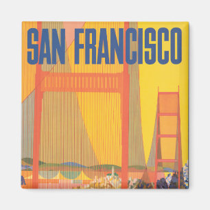 Travel Poster For Flying Twa To San Francisco Magnet