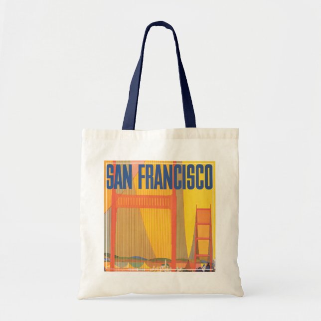 Travel Poster For Flying Twa To San Francisco Tote Bag (Front)