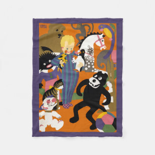 Travel Poster For London Underground Subway Fleece Blanket