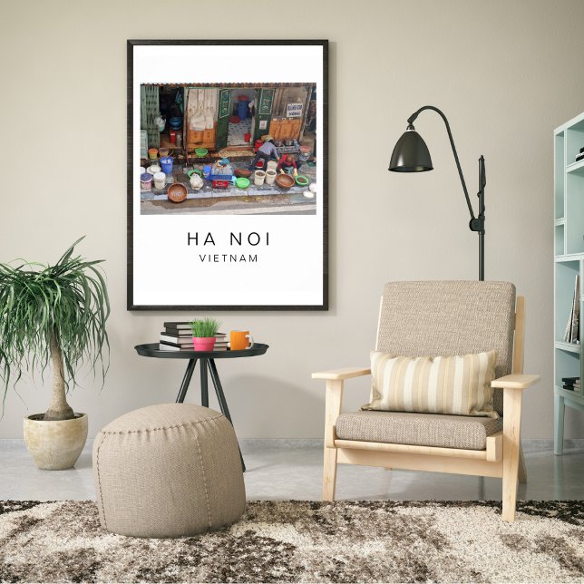 Travel Poster, Ha Noi Vietnam, Customisable Poster (Creator Uploaded)