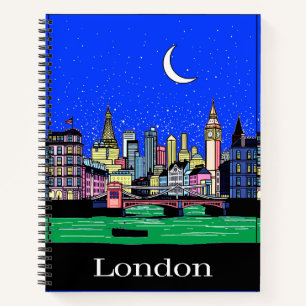 Travel Poster of London by Night Journal