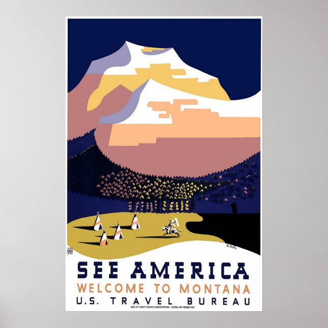 Travel Poster - See America (Front)