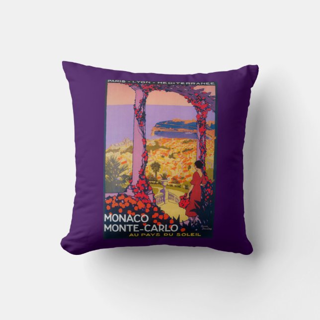 Travel Promotional Poster Cushion (Front)