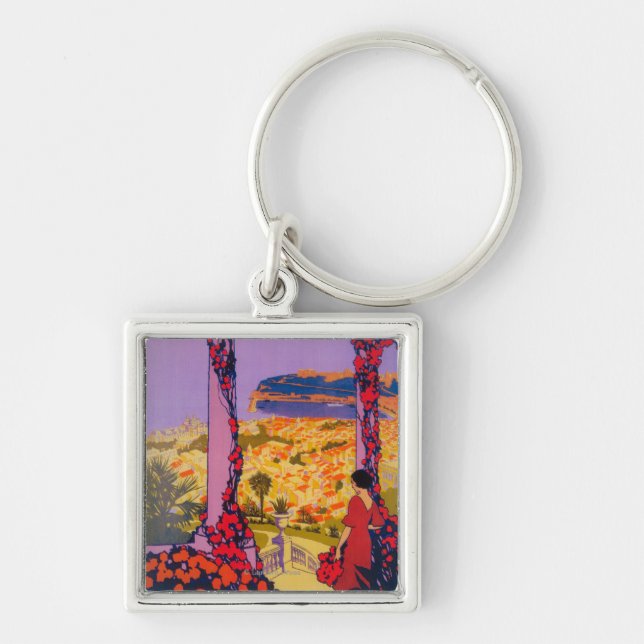 Travel Promotional Poster Key Ring (Front)