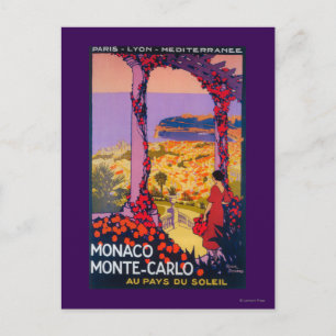 Travel Promotional Poster Postcard