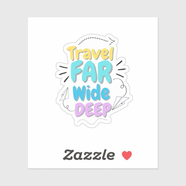 Travel Quote Sticker  (Sheet)