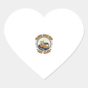 Travel Road Trip Cat Pet Lover Shirt Art - Travel  Heart Sticker