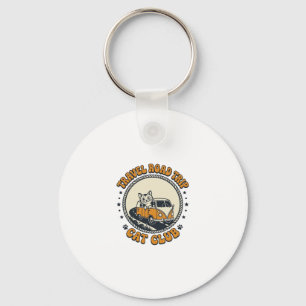 Travel Road Trip Cat Pet Lover Shirt Art - Travel  Key Ring